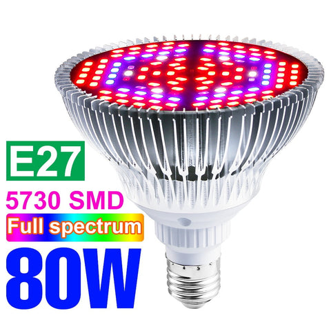 220V LED Grow Bulb Full Spectrum Plant Light E27 Phyto Lamp E14  Fitolamp For Greenhouse Hydroponic Flowers Seedlings Phytolamp BATACHARLY