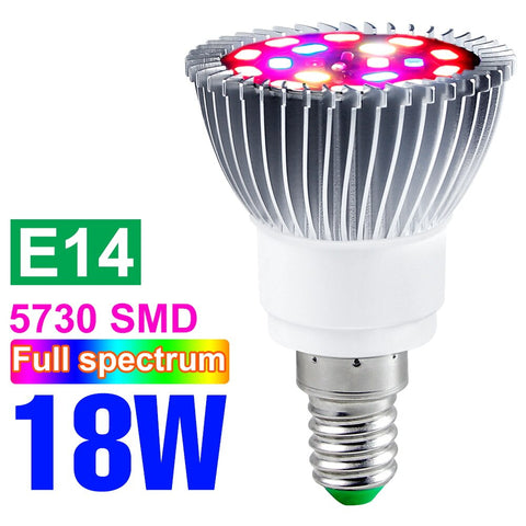 220V LED Grow Bulb Full Spectrum Plant Light E27 Phyto Lamp E14  Fitolamp For Greenhouse Hydroponic Flowers Seedlings Phytolamp BATACHARLY