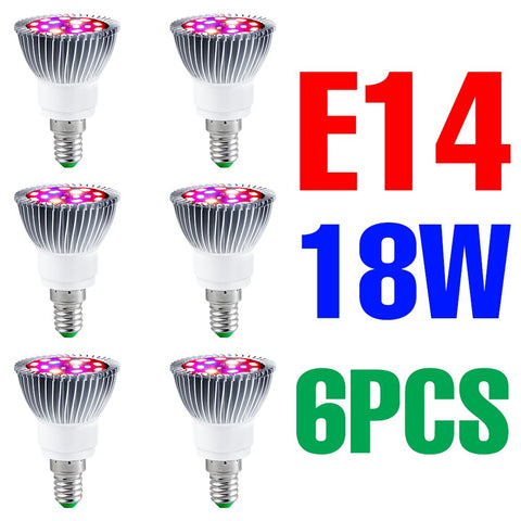 220V LED Grow Bulb Full Spectrum Plant Light E27 Phyto Lamp E14  Fitolamp For Greenhouse Hydroponic Flowers Seedlings Phytolamp BATACHARLY