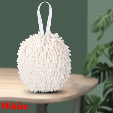 3/2/1pc Quick Dry Soft Absorbent Microfiber Towels Hand Towels Kitchen Bathroom Hand Towel Ball with Hanging Loop Cleaning Cloth BATACHARLY