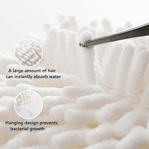 3/2/1pc Quick Dry Soft Absorbent Microfiber Towels Hand Towels Kitchen Bathroom Hand Towel Ball with Hanging Loop Cleaning Cloth BATACHARLY
