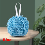 3/2/1pc Quick Dry Soft Absorbent Microfiber Towels Hand Towels Kitchen Bathroom Hand Towel Ball with Hanging Loop Cleaning Cloth BATACHARLY