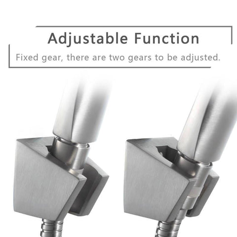 304 Stainless Steel Shower Seat Nozzle Bracket Bathroom Adjustable Holder Shower Head Adjustable Base Accessories BATACHARLY