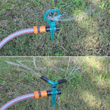 360° Rotating Lawn Ground Insert Automatic Sprink Water Watering Sprinkler Sprayer Lawn Garden Sprinkling Irrigation Kits Green BATACHARLY