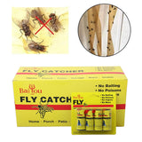 4/8/12/16pcs Fly Sticky Paper Strip Strong Glue Flying Insect Bug Mosquitos Catcher Roll Tape Xqmg Traps Pest Control Products BATACHARLY