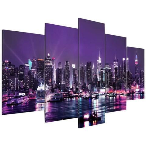 5 Pieces of Modern European Alphabet Painting HD Poster Printing Art Living Room Bedroom Wall Home Decoration Without Frame A BATACHARLY
