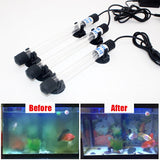 5W-13W UV Light Sterilization Lamp Submersible Ultraviolet UV Sterilizer Light Water Disinfection for Aquarium Fish Tank Pond BATACHARLY