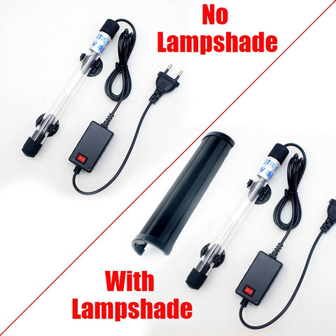 5W-13W UV Light Sterilization Lamp Submersible Ultraviolet UV Sterilizer Light Water Disinfection for Aquarium Fish Tank Pond BATACHARLY