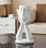 Abstract figure decoration Resin flower pot modern Vase Home Ornaments TV cabinet porch living room Sculpture Crafts furnishings BATACHARLY