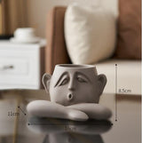 Abstract figure decoration Resin flower pot modern Vase Home Ornaments TV cabinet porch living room Sculpture Crafts furnishings BATACHARLY