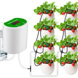 Adjustable Indoor Watering Timer Automatic Watering System for Potted Plants Intelligent Micro Drip Irrigation Device for Garden BATACHARLY