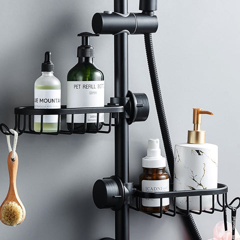 Bathroom Faucet Storage Rack Shower Soap Holder Bathroom Organization Shower Shelves Bathroom Accessories BATACHARLY
