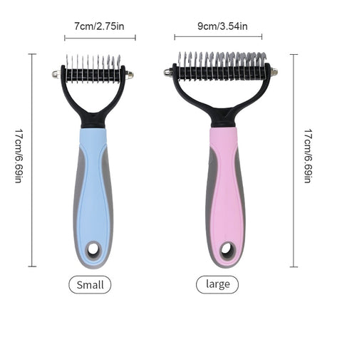 Dog Brush Pet Dog Hair Remover Cat Comb Grooming And Care Brush For matted Long Hair and Short Hair Curly Dog Supplies Pet Items BATACHARLY