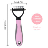 Dog Brush Pet Dog Hair Remover Cat Comb Grooming And Care Brush For matted Long Hair and Short Hair Curly Dog Supplies Pet Items BATACHARLY