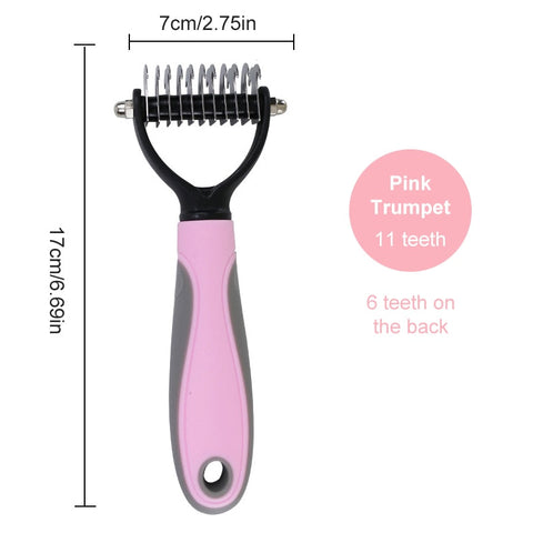 Dog Brush Pet Dog Hair Remover Cat Comb Grooming And Care Brush For matted Long Hair and Short Hair Curly Dog Supplies Pet Items BATACHARLY