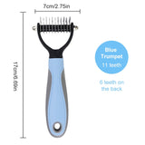 Dog Brush Pet Dog Hair Remover Cat Comb Grooming And Care Brush For matted Long Hair and Short Hair Curly Dog Supplies Pet Items BATACHARLY