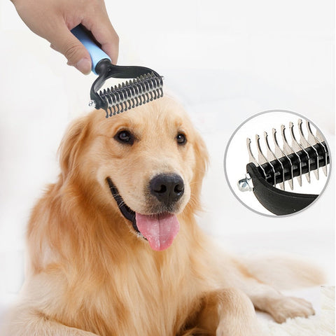 Dog Brush Pet Dog Hair Remover Cat Comb Grooming And Care Brush For matted Long Hair and Short Hair Curly Dog Supplies Pet Items BATACHARLY