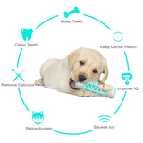 Dog Molar Toothbrush Toys Chew Cleaning Teeth Safe Puppy Dental Care Soft Pet Cleaning Toy Supplies BATACHARLY