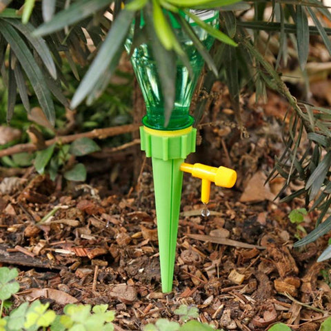Drip Irrigation Self Watering Adjustable Stakes Device for Plant Automatic Watering Spikes Irrigation System Auto Drip Bottle BATACHARLY