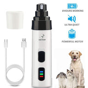 Electric Dog Nail Clippers for Dog Nail Grinders Rechargeable USB Charging Pet Quiet Cat Paws Nail Grooming Trimmer Tools BATACHARLY