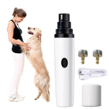 Electric Dog Nail Clippers for Dog Nail Grinders Rechargeable USB Charging Pet Quiet Cat Paws Nail Grooming Trimmer Tools BATACHARLY