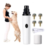 Electric Dog Nail Clippers for Dog Nail Grinders Rechargeable USB Charging Pet Quiet Cat Paws Nail Grooming Trimmer Tools BATACHARLY