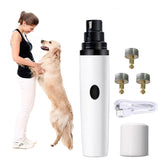 Electric Dog Nail Clippers for Dog Nail Grinders Rechargeable USB Charging Pet Quiet Cat Paws Nail Grooming Trimmer Tools BATACHARLY