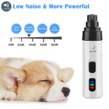 Electric Dog Nail Clippers for Dog Nail Grinders Rechargeable USB Charging Pet Quiet Cat Paws Nail Grooming Trimmer Tools BATACHARLY