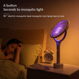 Electric Flies Swatter Killer Mosquito Killer Lamp with UV Lamp Mosquito Trap Racket Anti Insect Bug Zapper Light BATACHARLY