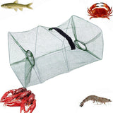 Foldable Fishing Cage Net Fish Carp Bait Cage Shrimp Basket Fish Crayfish Lobsters Catcher Tank Trap Mesh Network BATACHARLY
