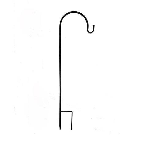 Garden Wrought Iron Sheep Hooks Plant Hook Garden Stake Outdoor Plant Stand Hanger For Hanging Plants Solar Lights Bird Feeders BATACHARLY