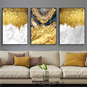 Golden Marble Poster Canvas Painting Nordic Modern Abstract Luxury Home Decor Wall Art Print for Living Room Wall Decor Picture