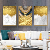 Golden Marble Poster Canvas Painting Nordic Modern Abstract Luxury Home Decor Wall Art Print for Living Room Wall Decor Picture