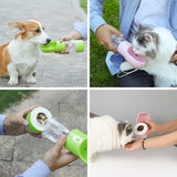 HOOPET Pet Dog Water Bottle Feeder Bowl Portable Water Food Bottle Pets Outdoor Travel Drinking Dog Bowls Water Bowl for Dogs BATACHARLY