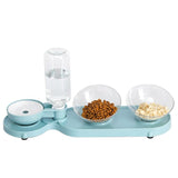3-in-1 Cat Bowl Feeder Pet Dog Drinker Feeder Food Dispenser  Automatic Drinking Bowls Container For Food Water Bowl For Cats