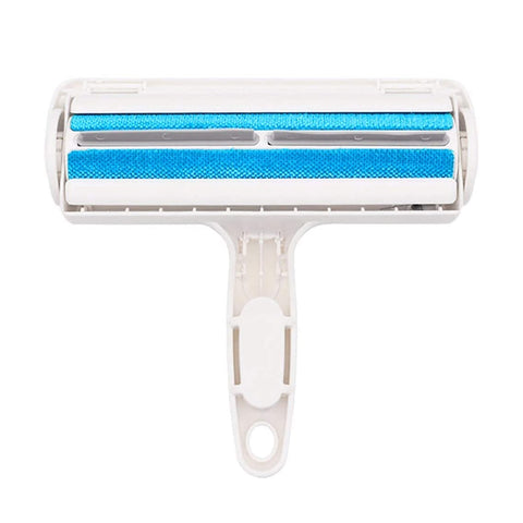 Pet Hair Roller Remover Lint Brush, 2-Way Dog Cat Comb Tool, Convenient Cleaning Brush Base, Home Furniture Sofa Clothes