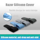 High Quality Silicone Razor Case Cover For Men Manual Shaver Protector Wear Resistant Razor Holder Box For Bathroom 1pc 4 Colors BATACHARLY