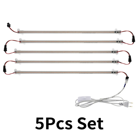 LED Grow Light 220V Full Spectrum LED Bar Lamp for Plants High Luminous Efficiency 8W 50/30cm for Grow Tent Greenhouses Flowers BATACHARLY