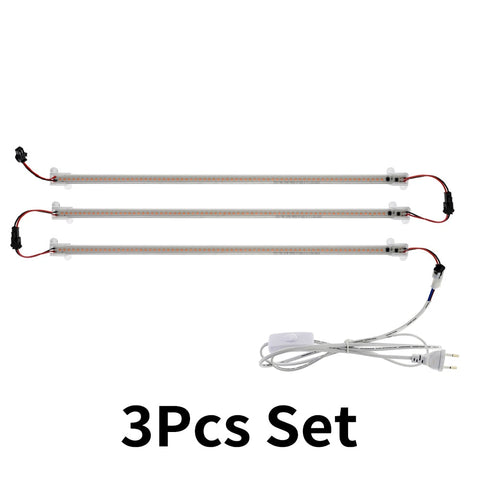 LED Grow Light 220V Full Spectrum LED Bar Lamp for Plants High Luminous Efficiency 8W 50/30cm for Grow Tent Greenhouses Flowers BATACHARLY