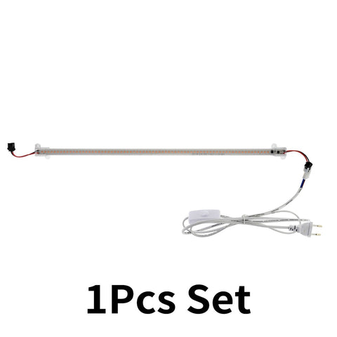 LED Grow Light 220V Full Spectrum LED Bar Lamp for Plants High Luminous Efficiency 8W 50/30cm for Grow Tent Greenhouses Flowers BATACHARLY