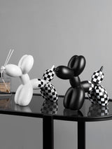 Light luxury balloon dog decoration creative animal home living room soft outfit girl cute decoration home decoration BATACHARLY