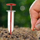 Mini Plant Seed Sower Adjustable Planter Handheld Manual Flower Grass Syringe Seeder Garden Seeding Dispenser Tools BATACHARLY
