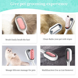 Multifunctional Pet Deshedding Brush Silicone Dog Brush Cat Grooming Comb Hair Remover Massage Tools for Cats Dogs Lint Remover BATACHARLY