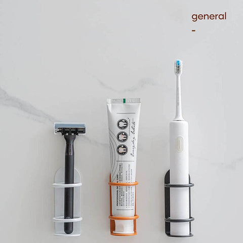 New Wall-mounted Toothbrush Holder Electric Toothbrush Holder  Storage Shelf Bathroom Accessories Punch-free Traceless Organizer BATACHARLY