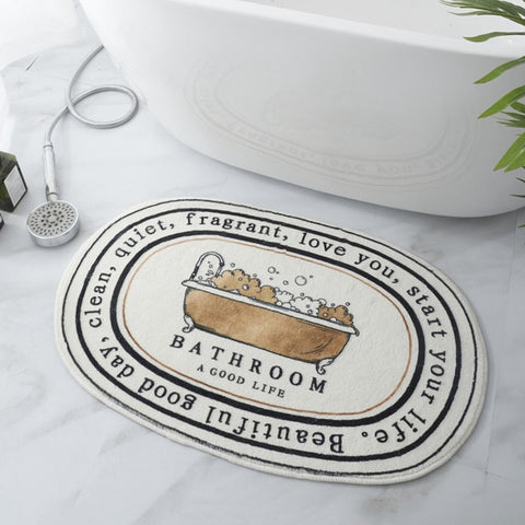 Non-Slip Bath Mat INS Style Doormat Absorbent Carpets Entrance Mats Balcony Porch Area Rugs Living Room Bathroom alfombra BATACHARLY