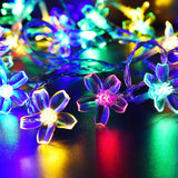 OSIDEN 7M/5M Solar String Christmas Lights Outdoor 50LED 8Mode Waterproof Flower Garden Blossom Lighting Party Home Decoration BATACHARLY