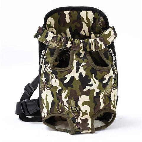 Pet Dog Carrier Backpack Mesh Camouflage Outdoor Travel Products Breathable Shoulder Handle Bags for Small Dog Cats Chihuahua BATACHARLY