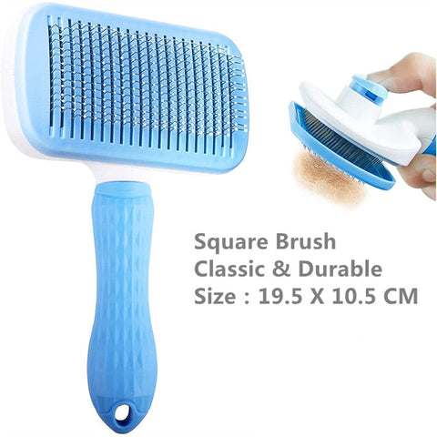 Pet Dog Hair Brush Cat Comb Grooming And Care Cat Brush Stainless Steel Comb For Long Hair Dogs Cleaning Pets Dogs Accessories BATACHARLY