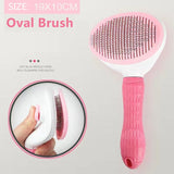 Pet Dog Hair Brush Cat Comb Grooming And Care Cat Brush Stainless Steel Comb For Long Hair Dogs Cleaning Pets Dogs Accessories BATACHARLY