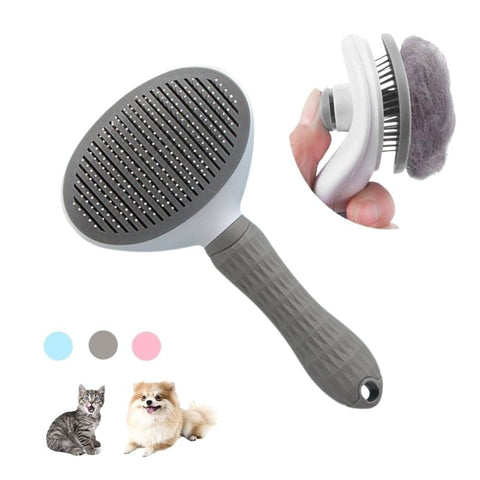 Pet Dog Hair Brush Cat Comb Grooming And Care Cat Brush Stainless Steel Comb For Long Hair Dogs Cleaning Pets Dogs Accessories BATACHARLY